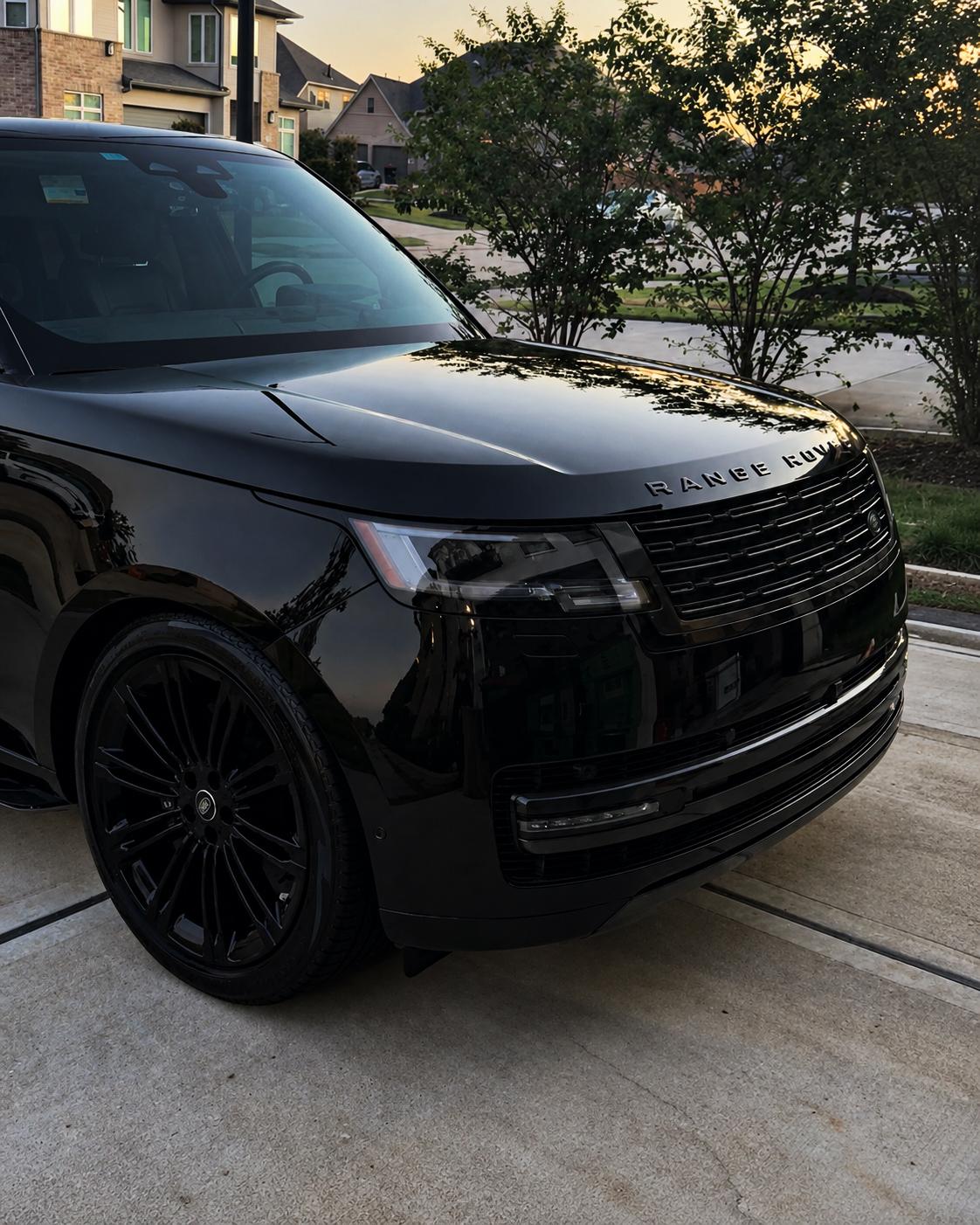 Mobile detail van and Lamborghini